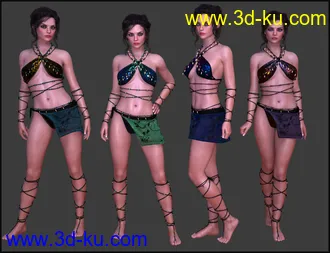 Primal Thunder - dForce Primal Scream Outfit Textures模型的图片21