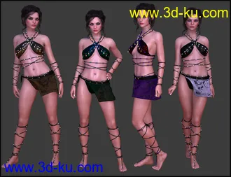 Primal Thunder - dForce Primal Scream Outfit Textures模型的图片22