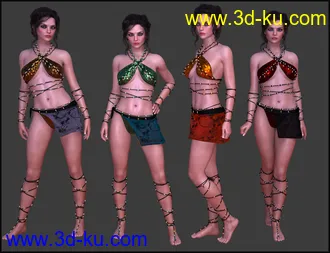 Primal Thunder - dForce Primal Scream Outfit Textures模型的图片23