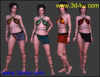 3D打印模型Primal Thunder - dForce Primal Scream Outfit Textures的图片