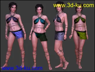 Primal Thunder - dForce Primal Scream Outfit Textures模型的图片25