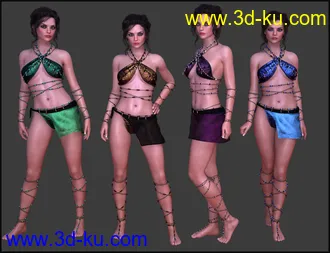 Primal Thunder - dForce Primal Scream Outfit Textures模型的图片26