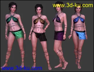 3D打印模型Primal Thunder - dForce Primal Scream Outfit Textures的图片