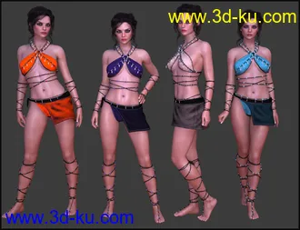 Primal Thunder - dForce Primal Scream Outfit Textures模型的图片28