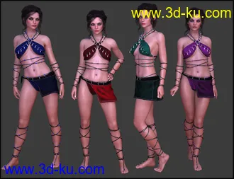 Primal Thunder - dForce Primal Scream Outfit Textures模型的图片29