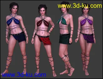 3D打印模型Primal Thunder - dForce Primal Scream Outfit Textures的图片
