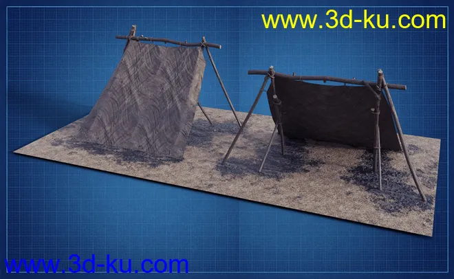 Primitive Medieval Campsite模型的图片7