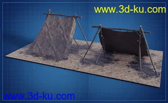3D打印模型Primitive Medieval Campsite的图片