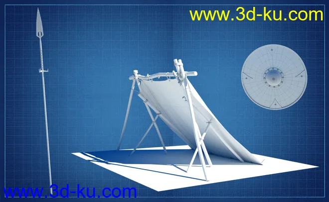 Primitive Medieval Campsite模型的图片16