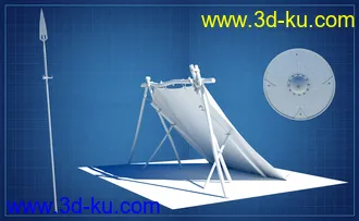 3D打印模型Primitive Medieval Campsite的图片