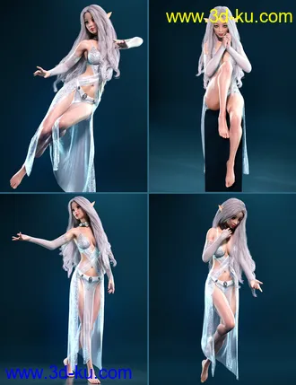 3D打印模型Prisma Angel Poses and Expressions for Genesis 8 Female的图片