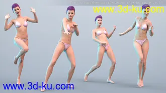 3D打印模型PTF Quirky Poses and Expressions for Genesis 8 Female and Bridget 8的图片