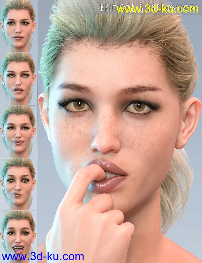 PTF Quirky Poses and Expressions for Genesis 8 Female and Bridget 8模型的图片6