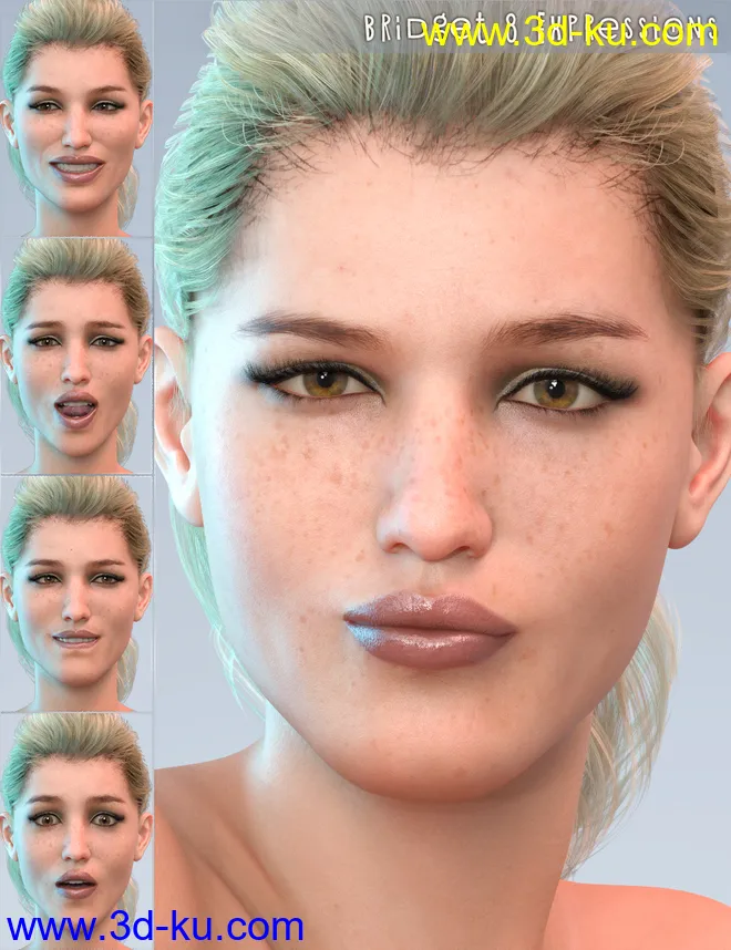 PTF Quirky Poses and Expressions for Genesis 8 Female and Bridget 8模型的图片7