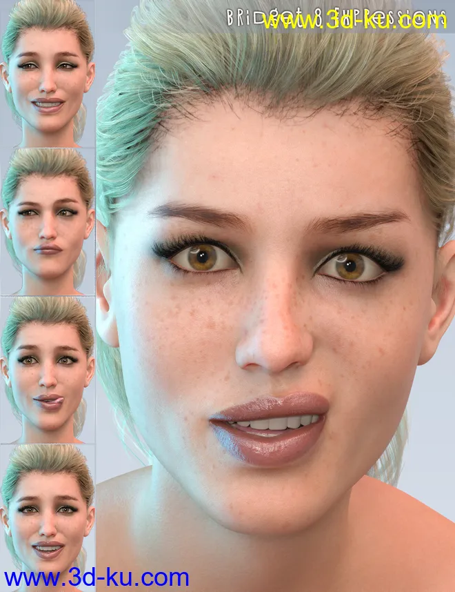 PTF Quirky Poses and Expressions for Genesis 8 Female and Bridget 8模型的图片8