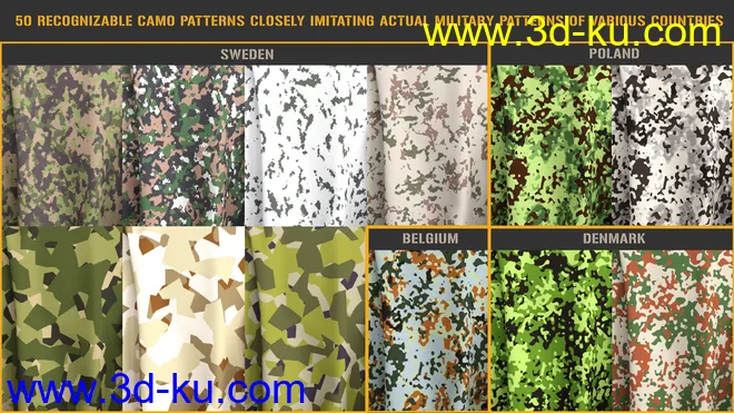 PTF War and Peace Camo Shader Pack模型的图片2