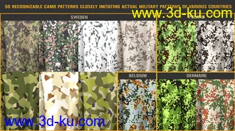 3D打印模型PTF War and Peace Camo Shader Pack的图片