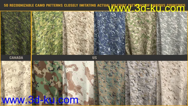 PTF War and Peace Camo Shader Pack模型的图片3