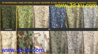 3D打印模型PTF War and Peace Camo Shader Pack的图片