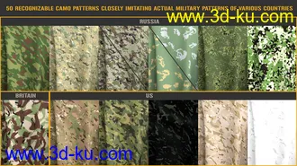 3D打印模型PTF War and Peace Camo Shader Pack的图片