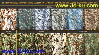 3D打印模型PTF War and Peace Camo Shader Pack的图片