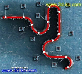 3D打印模型PW Cliff Road的图片