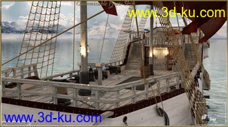 3D打印模型PW Customizable Pirate Ship的图片