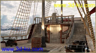 3D打印模型PW Customizable Pirate Ship的图片