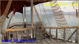 3D打印模型PW Customizable Pirate Ship的图片