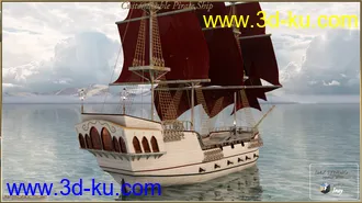 3D打印模型PW Customizable Pirate Ship的图片