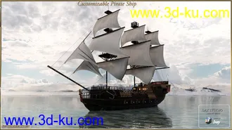 3D打印模型PW Customizable Pirate Ship的图片