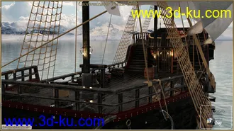 3D打印模型PW Customizable Pirate Ship的图片