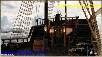 3D打印模型PW Customizable Pirate Ship的图片