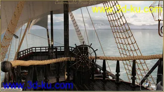 3D打印模型PW Customizable Pirate Ship的图片