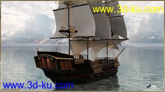 3D打印模型PW Customizable Pirate Ship的图片