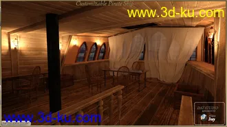 3D打印模型PW Customizable Pirate Ship的图片