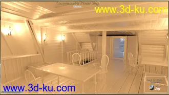 3D打印模型PW Customizable Pirate Ship的图片