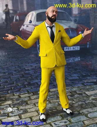 3D打印模型Q Suit for Genesis 8 Male(s)的图片