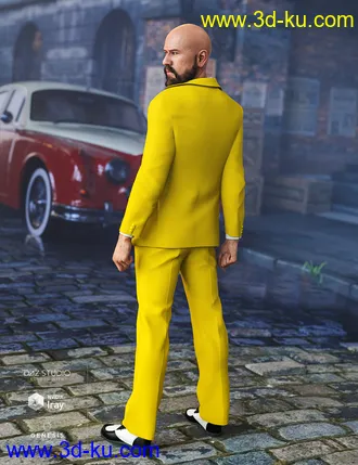 3D打印模型Q Suit for Genesis 8 Male(s)的图片