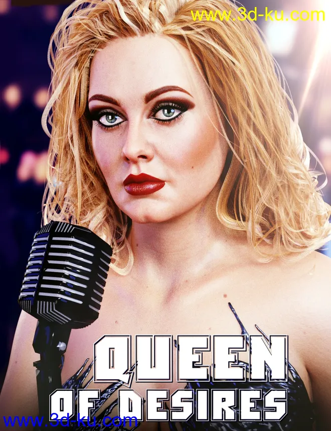 Queen of Desires HD for Genesis 8 Female模型的图片1