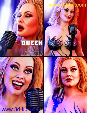 3D打印模型Queen of Desires HD for Genesis 8 Female的图片