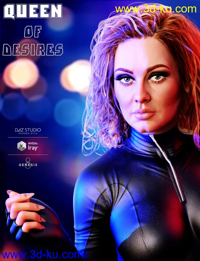 Queen of Desires HD for Genesis 8 Female模型的图片6