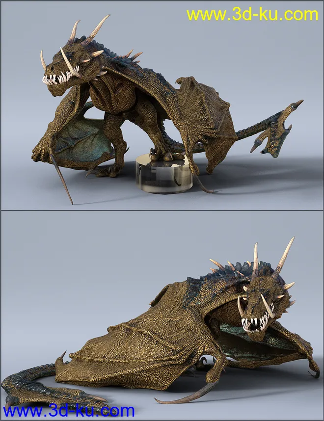 Quixotry's Poses for HH Wyvern模型的图片2