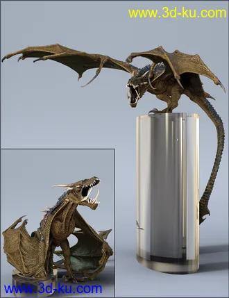 3D打印模型Quixotry's Poses for HH Wyvern的图片