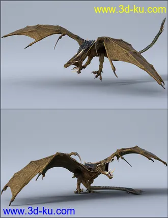 3D打印模型Quixotry's Poses for HH Wyvern的图片