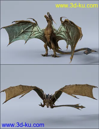 3D打印模型Quixotry's Poses for HH Wyvern的图片