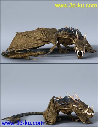 3D打印模型Quixotry's Poses for HH Wyvern的图片