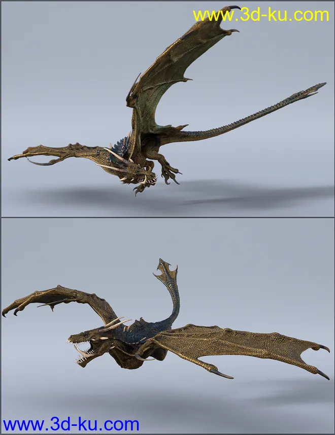 Quixotry's Poses for HH Wyvern模型的图片7