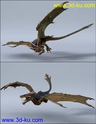 3D打印模型Quixotry's Poses for HH Wyvern的图片