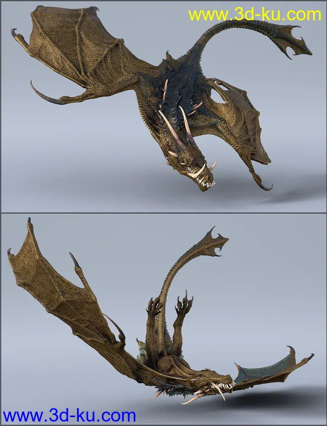 Quixotry's Poses for HH Wyvern模型的图片8